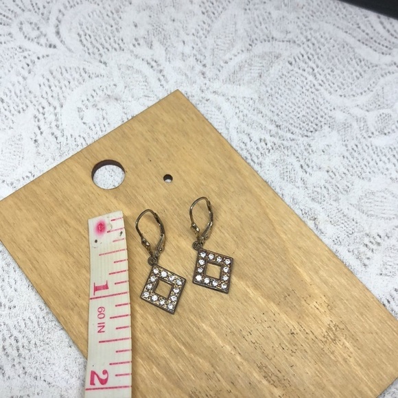 Vintage sterling silver 925 signed elegant statement earrings - Picture 3 of 6